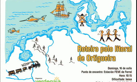 O domingo 16 de xullo, Verdegaia-Ferrol organiza un roteiro pola Ría de Ortigueira