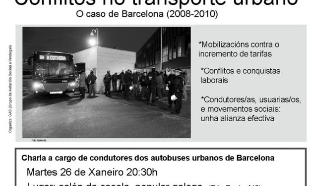 Conflictos no transporte urbano. O caso de Barcelona (2008-2010)