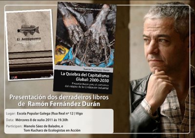 Presentación dos libros de Ramón Fernández Durán en Vigo
