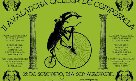 22 setembro Día sen Coches. Avalancha ciclista en Compostela
