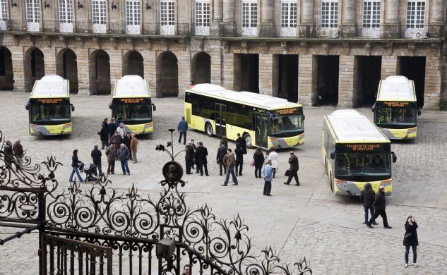 O transporte urbano en Compostela
