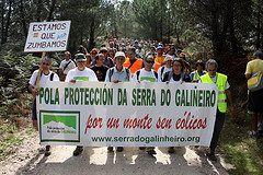 Apreséntanse máis de 8000 alegacións ó proxecto de parque eólico da Serra do Galiñeiro