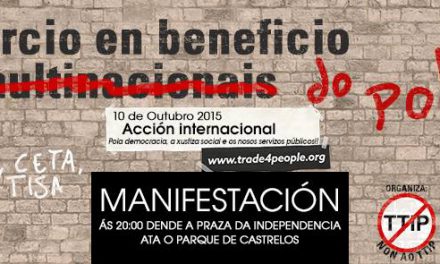 Galiza, contra os tratados de libre comercio