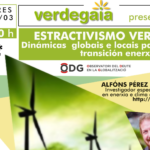 Extractivismo verde: dinámicas globais e locais para a transición enerxética