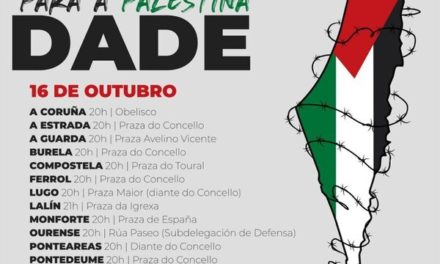 O 16 de outubro solidarizámonos coa Palestina