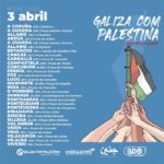 Galiza coa Palestina, 3 de abril